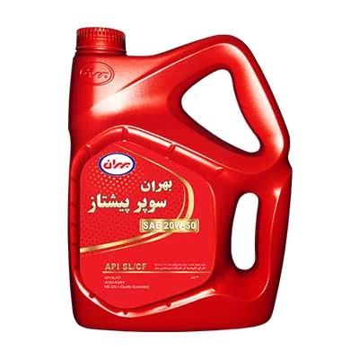 روغن موتور بهران مدل سوپر پیشتاز ۲۰w- 50 SL حجم ۴ لیتر