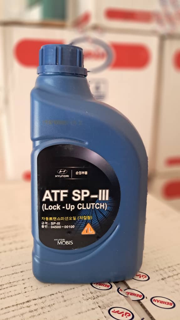 روغن گیربکس خودرو هیوندای موبیس مدل ATF SP-3 حجم ۱ لیتر